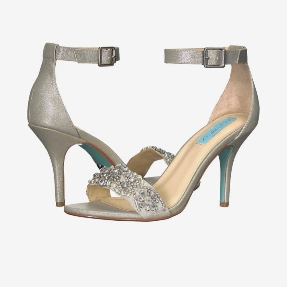 COPY - Betsey Johnson heels, color: silver, size: 5.